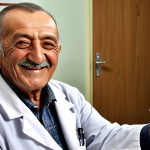 **

Prompt: Elderly Turkish man smiling and holding a prescription bottle of alpha-blockers. He looks relieved. Background is a warm, inviting doctor's office with a calendar showing a follow-up appointment.

**